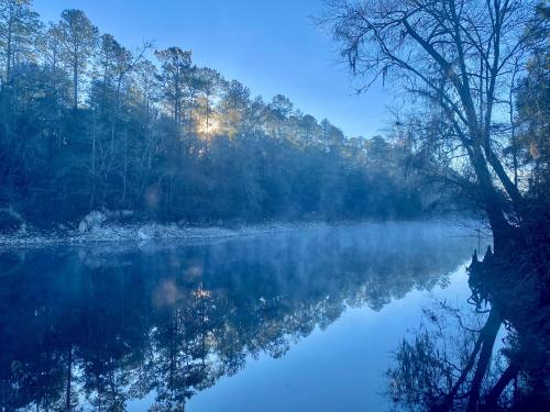 A cold morning on the Suwannee - Florida, USA
