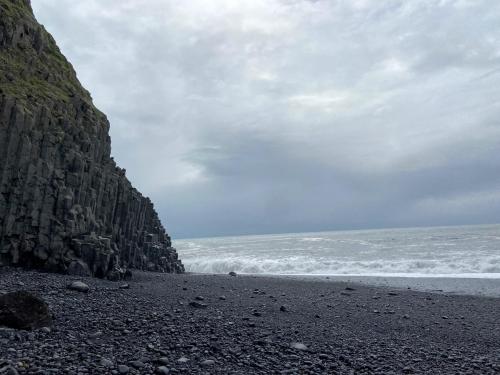 Basalt Hexagons and Sneaker Waves in Iceland