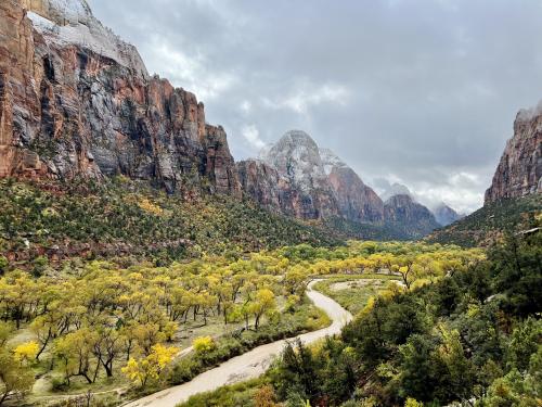 Zion Canyon, Zion NP; Utah.