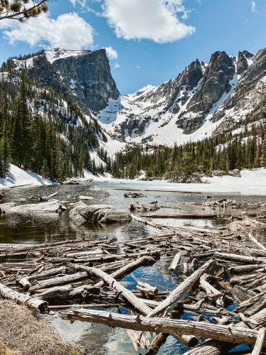 When the snow begins to melt in Colorado!