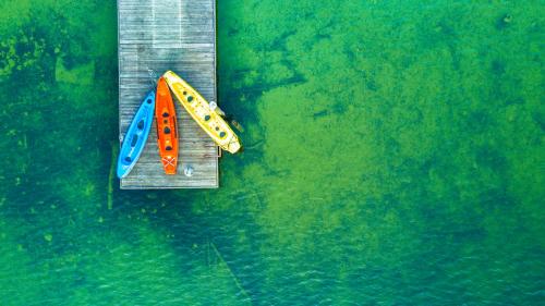 Wooden Pier Landscape Scenery