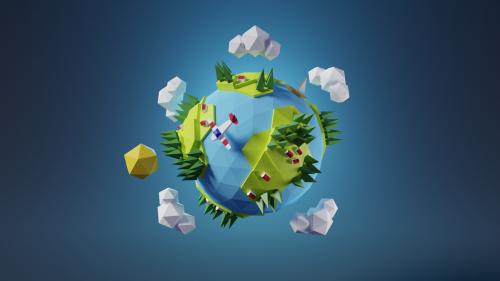 Low Poly Planet