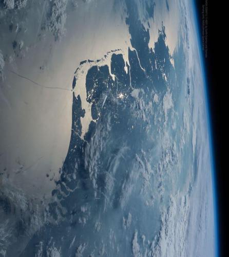 The Netherlands from space