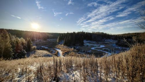 Frozen creek, Alberta, Canada OC