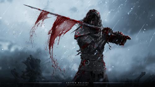 Bloody Rain by Andrew Maleski