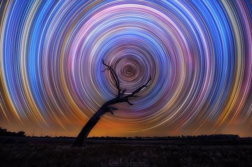 Startrails, Lake Eppalock, Australia. 750 x 45sec iso640.
