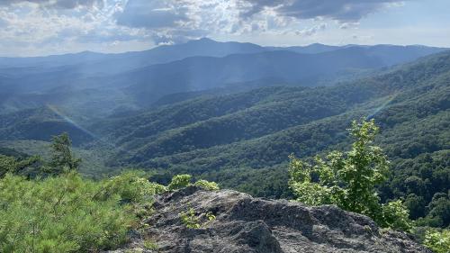 Upside-down rainbow from Blowing Rock Mountain, NC