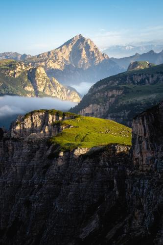 A vista in the Italian Dolomites