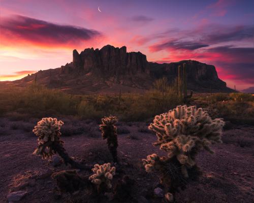 Sunrise in Lost Dutchman Provincial Park, Arizona   IG: arpandas_photography_adventure