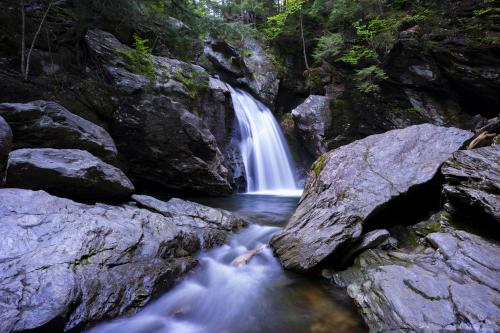 Waterfall Pool Near Stowe, Vermont