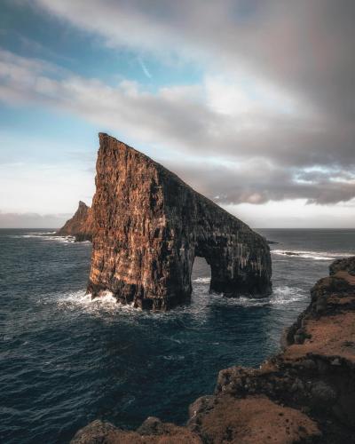 Sea arch, Faroe Islands