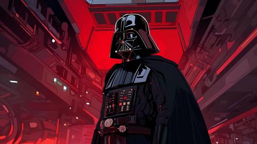 Darth Vader in Ghibli World