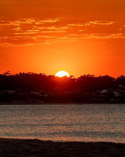 Magical sunrise from the beach, Uruguay