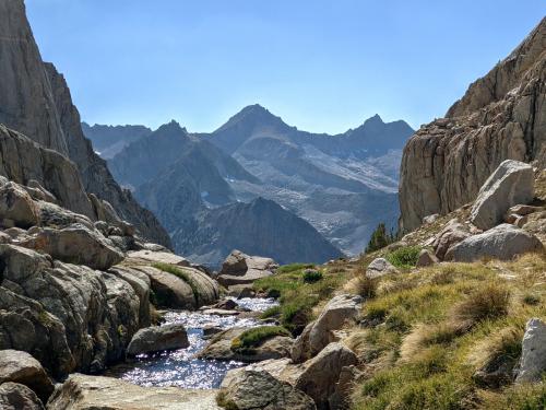 A backcountry view in Kings Canyon NP