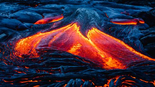 Oozing lava - Big Island, Hawaii