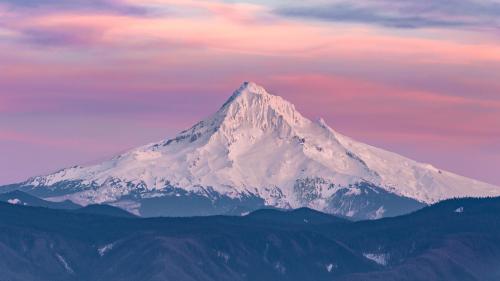 Pastel Sunset - Mt Hood, Oregon, USA