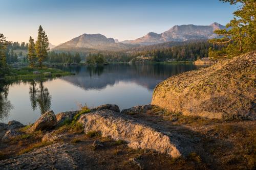 Dad’s Lake in the Wind River Range. Wyoming, USA