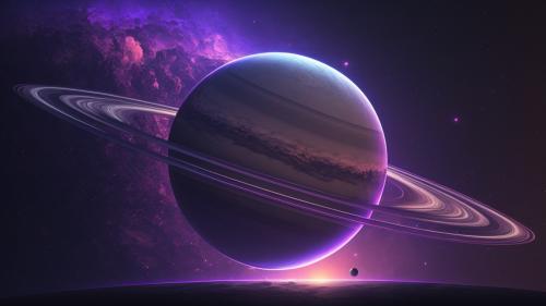 purple saturn