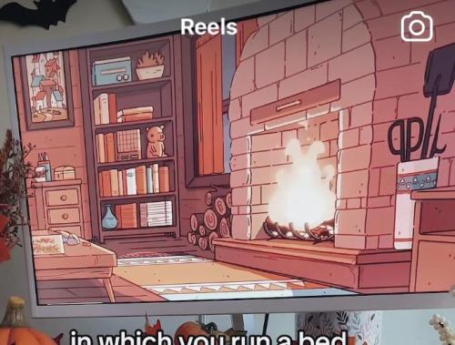 Trying to find this animated wallpaper that I saw on instagram, the fire flickers btw. Not sure how to apply gifs as a wallpaper on desktop either..