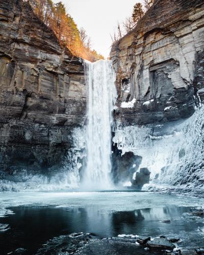Tallest single plunge east of the Mississippi River, Taughannock Falls, Ithaca NY