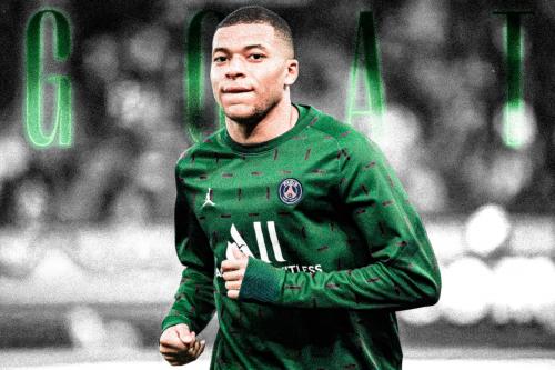 Mbappé in training kit
