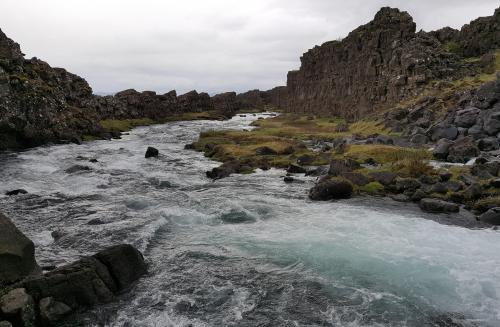 River near Thingvellir, Iceland