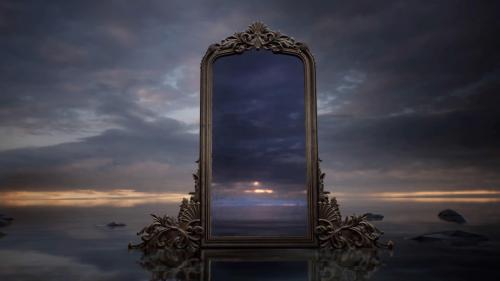 Mirror on the sea