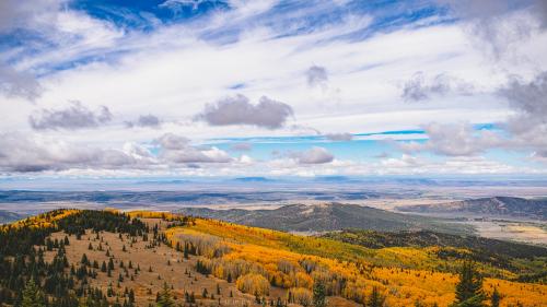 Looking out over the western range, southern Colorado