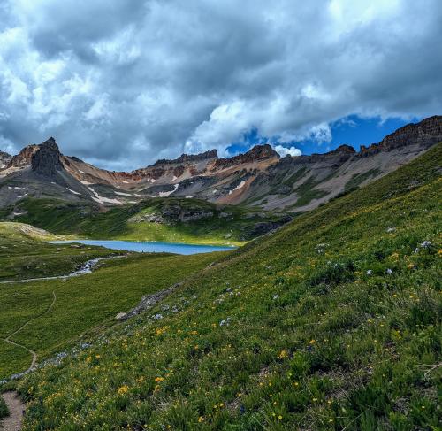 Ice lake basin, San Juan NF, CO, USA