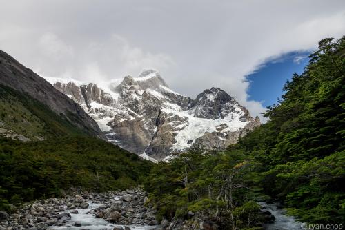 One of the better photos I took while on the W Trek - Glacier del Francés - Torres del Paine National Park