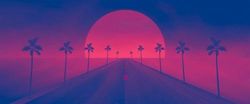 Red Tropical Road