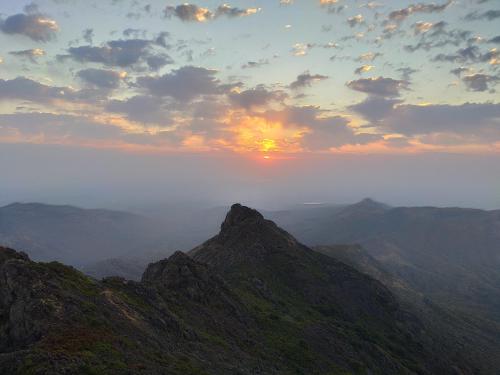 Sunrise at Girnar, India