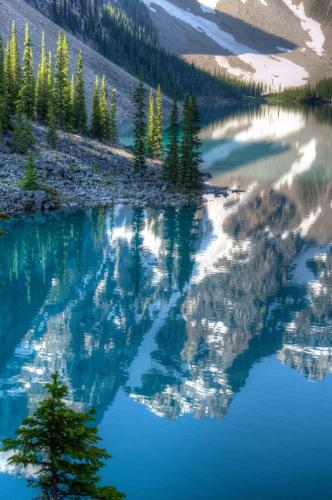 Reflections on Moraine Lake, Banff National Park