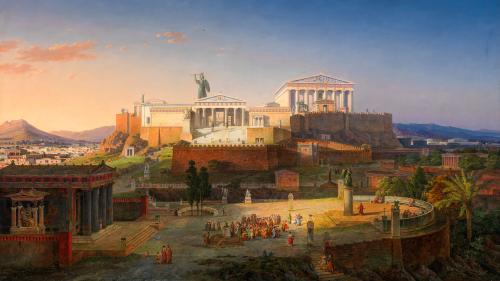 The Acropolis at Athens by Leo von Klenze