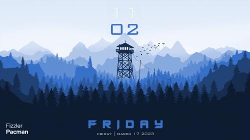 Blue firewatch wallpaper