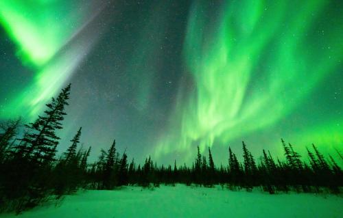 Northern Lights in the Southern Sky - An Intense Geomagnetic Storm in Churchill, MB