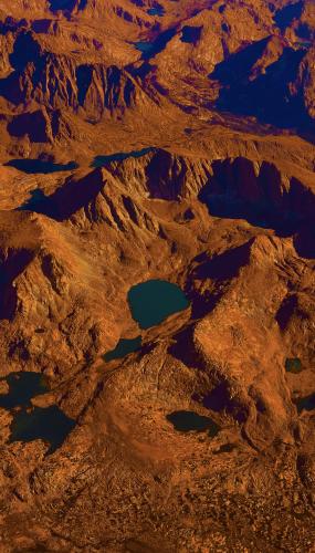 {OC} A  picture of An Independent Lake in a Martianed Earth - captured by A. S. Bhamba - [Location: Sierra Nevada Mountains near Independence, California]