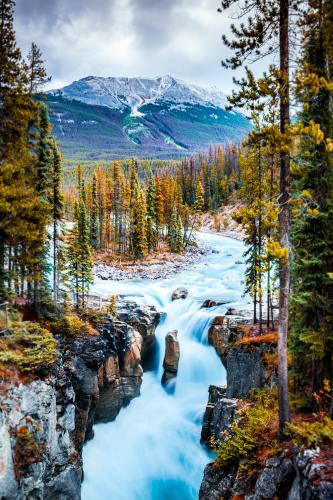 Sunwapta Falls, Alberta, Canada -