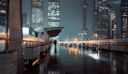 Rain in Shanghai