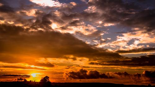 photo of sunset