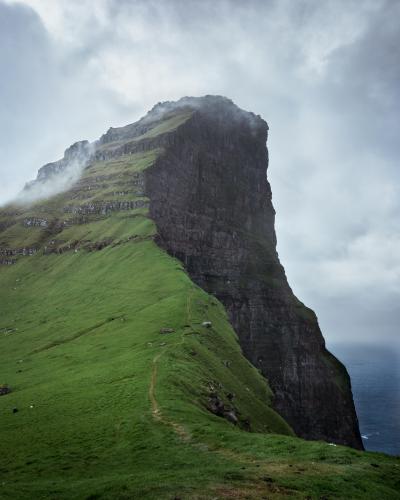 View from Kallur Lighthouse, Faroe Islands