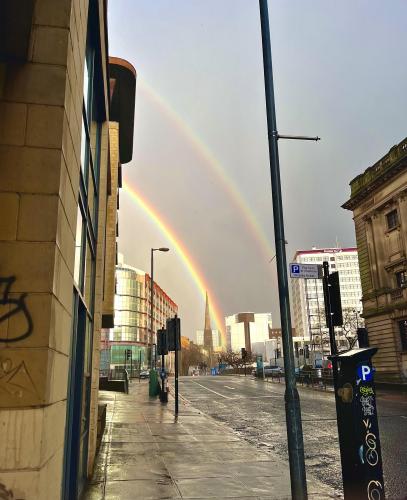 Glasgow double rainbow