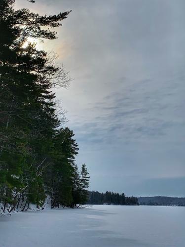 Kingsford Lake on a beautiful February afternoon. Frontenac Provincial Park, Ontario Canada [324x4032]