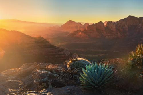 Sunset outside of Sedona