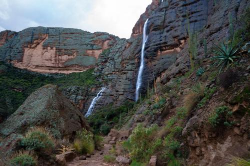 Ephemeral Waterfalls Appear After Rain this Last Weekend in the Superstition Mountains, Arizona