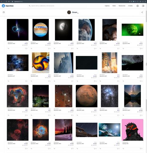 Public Announcement: This NFT-thief is stealing from several Spaceporn posters. Please go report.