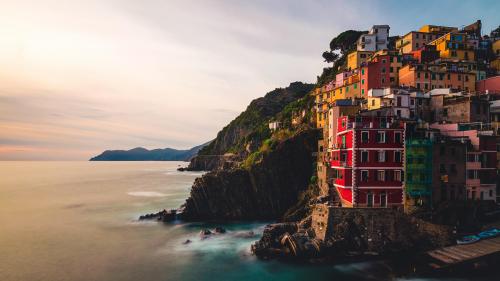 Riomaggiore at Sunset