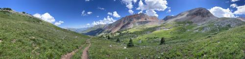 Panorama near Hope Lake, CO