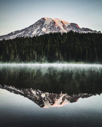 Reflection Lake in Mount Rainier National Park