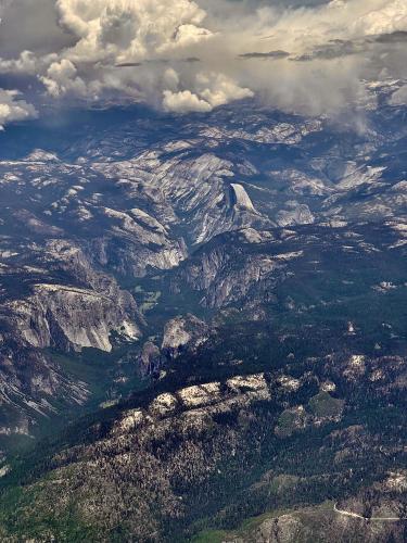 Flying over Yosemite Valley